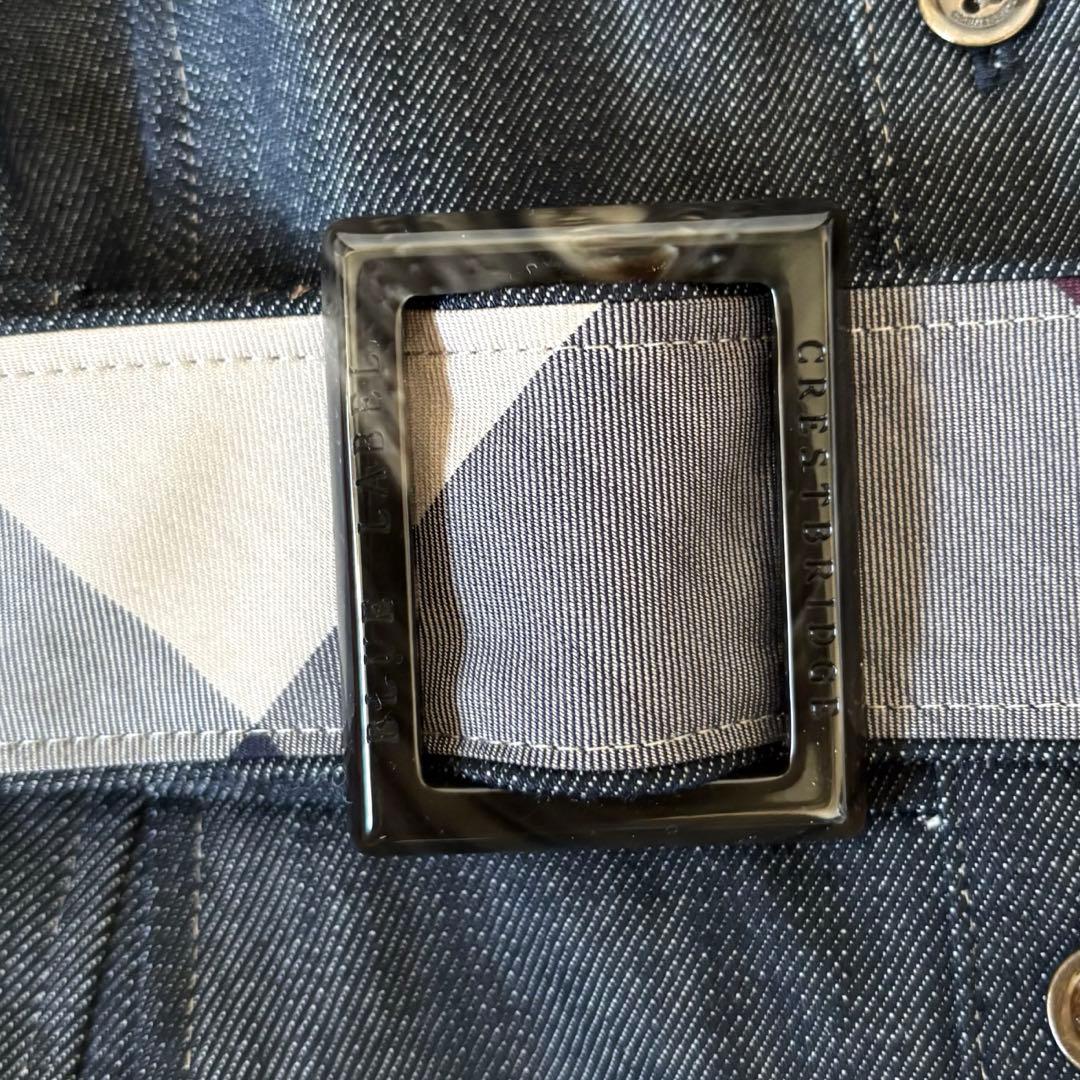 【タグ付き✨】ブルーレーベルクレストブリッジ　シャツワンピース　ベルト　チェック