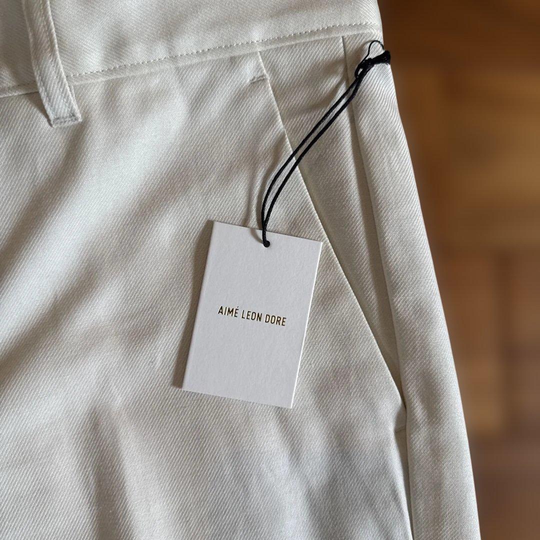AIMÉ LEON DORE ホワイト チノパンツ 新品タグ付き