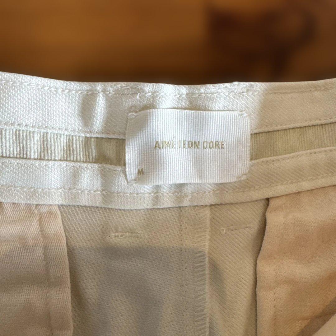 AIMÉ LEON DORE ホワイト チノパンツ 新品タグ付き