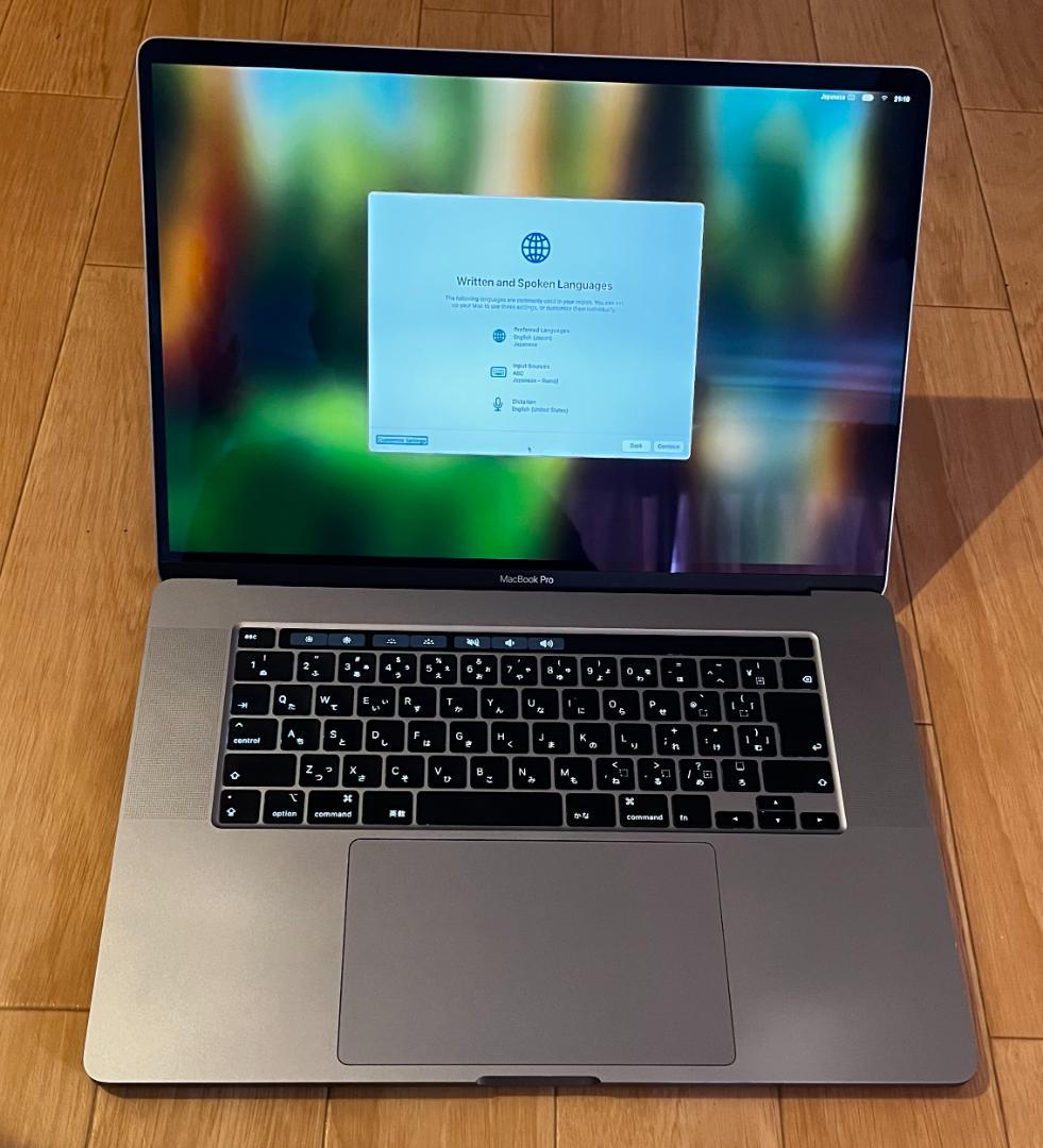MacBook Pro 16インチ (2019) 8コア 16GB /1TB