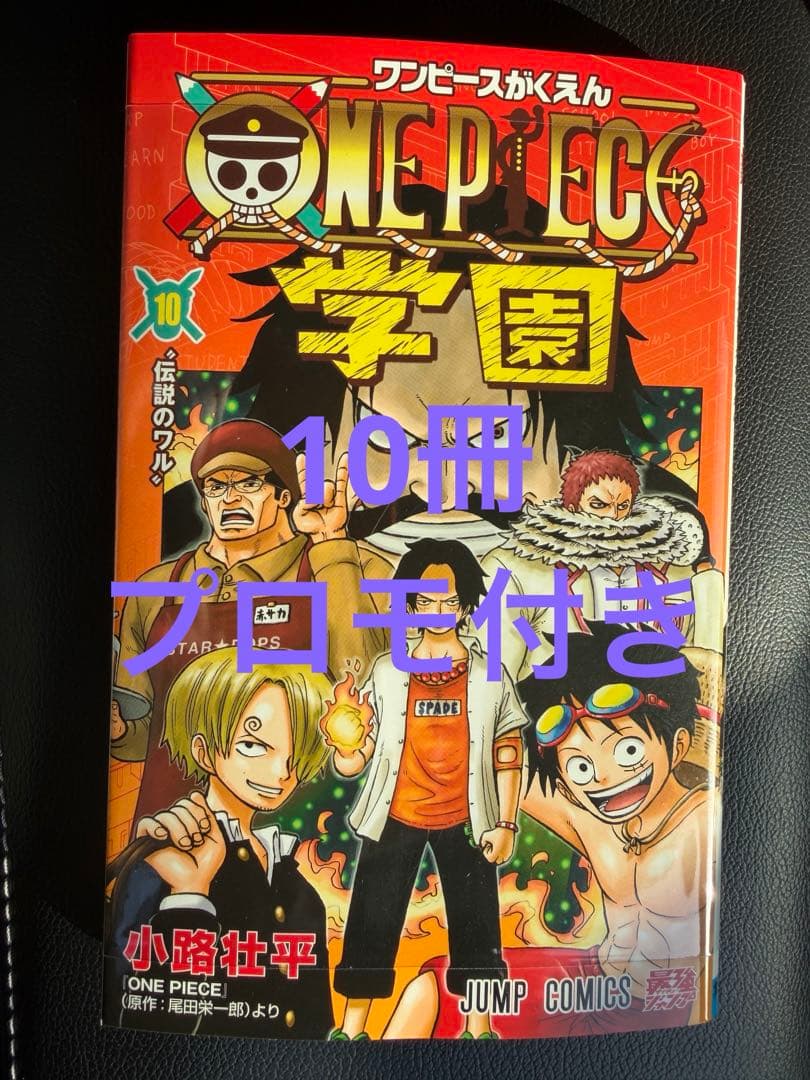 神秘未開封　ワンピースカード　ワンピース学園　10冊　プロモ付き　10枚　ロー