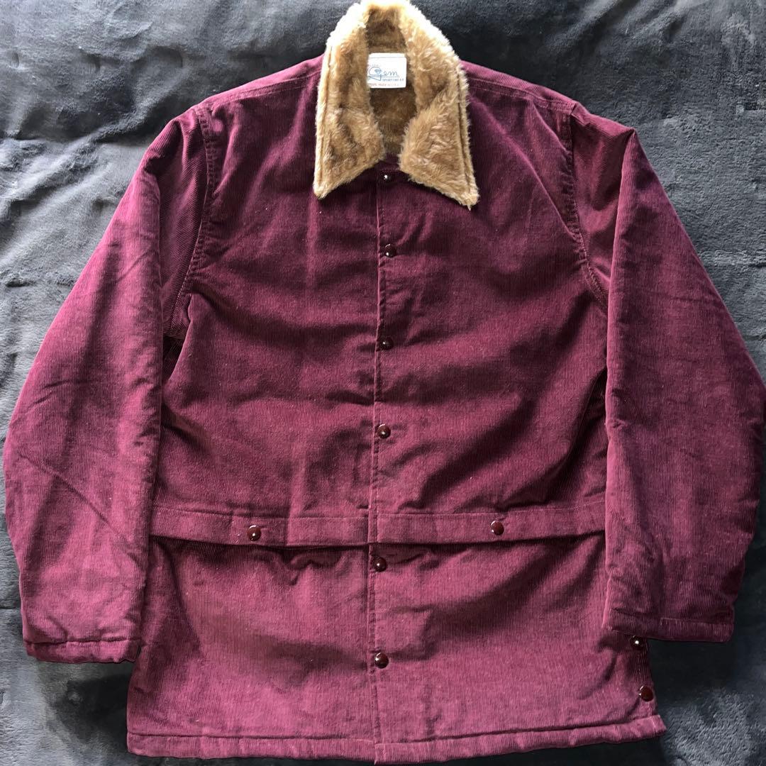 最終値下げ。GEM SPORTS WEAR コーデュロイ×ボアランチジャケット