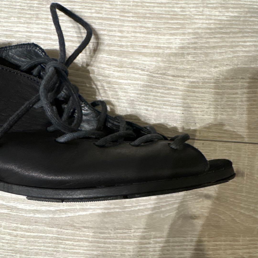 d*3様 yohji yamamoto ヨウジヤマモト レザー レースアップ サ