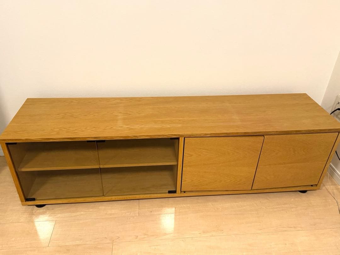 無印良品　テレビ台　ナチュラルオーク 大型テレビ対応