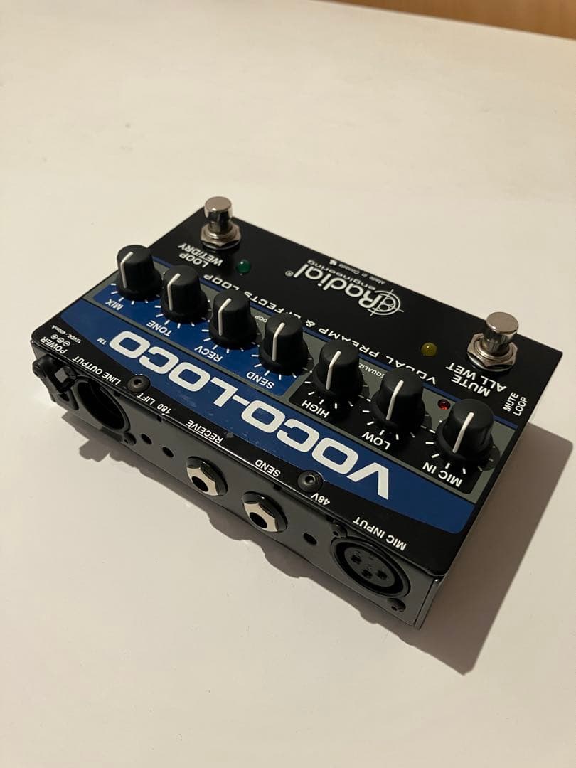 Radial VOCO-LOCO マイクプリアンプ・エフェクトループスイッチャー