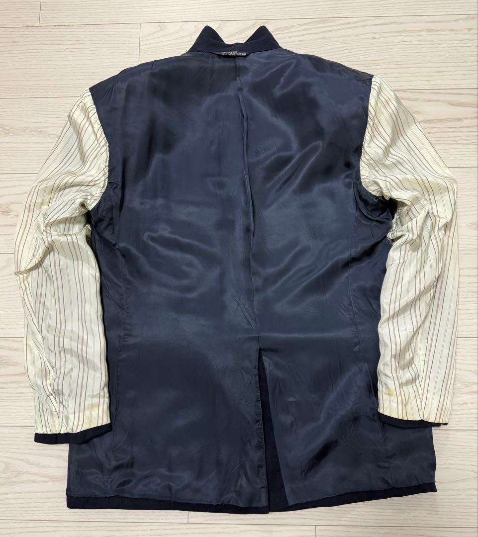 【希少】USA製 ラルフローレン フランネル 紺ブレ 段返り3つボタン 80s