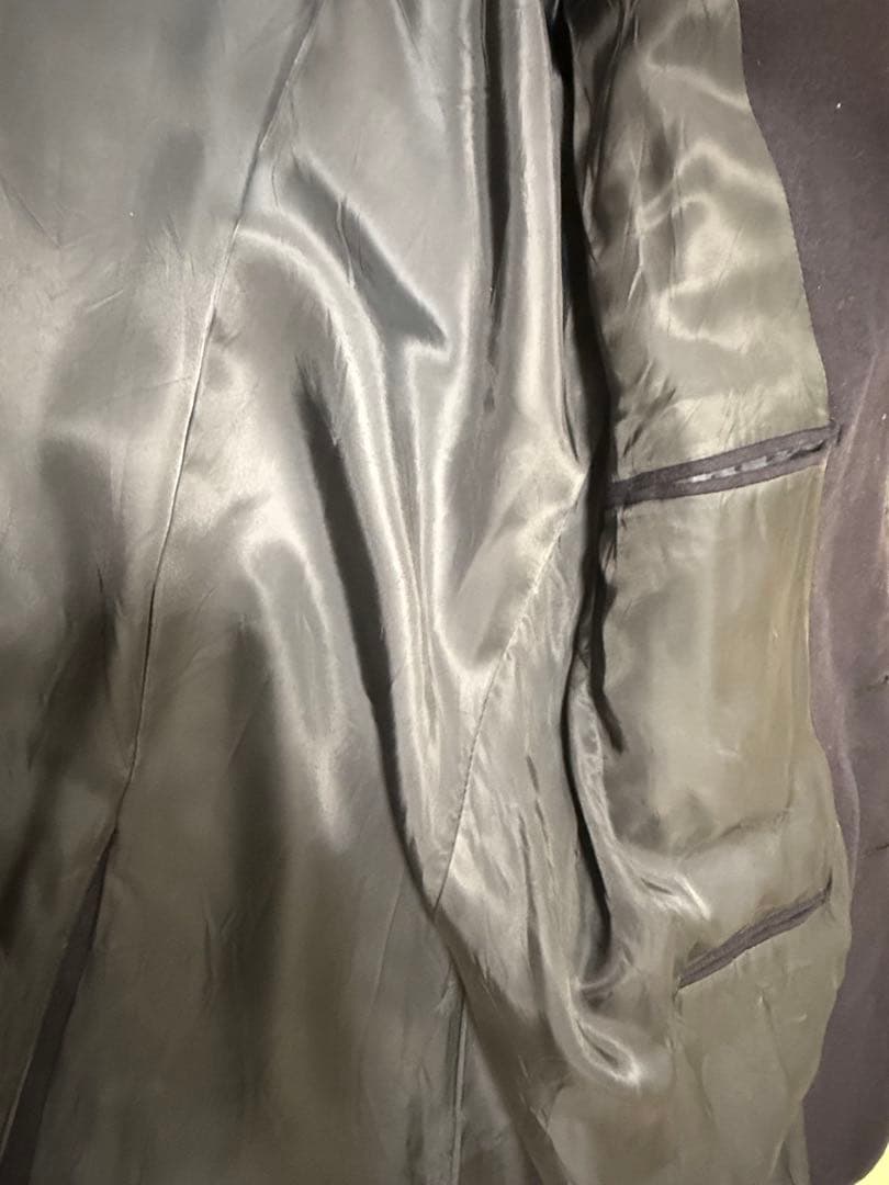 【希少】USA製 ラルフローレン フランネル 紺ブレ 段返り3つボタン 80s