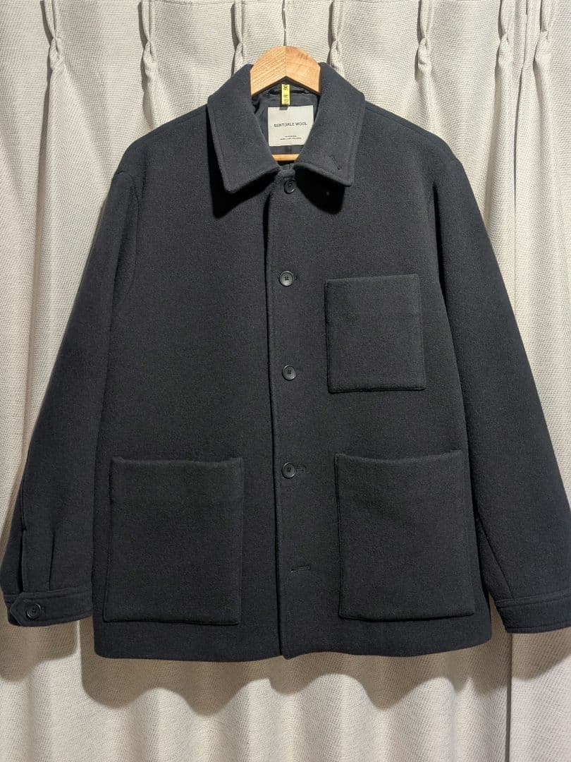 SENTDALE WOOL カバーオール 大山シュン ダークグレー S