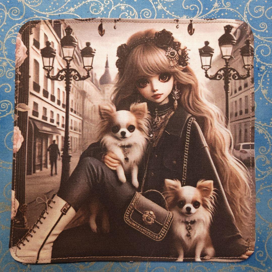 あしべ☆　ハンカチ19枚 パネル3枚　チワワちゃん柄