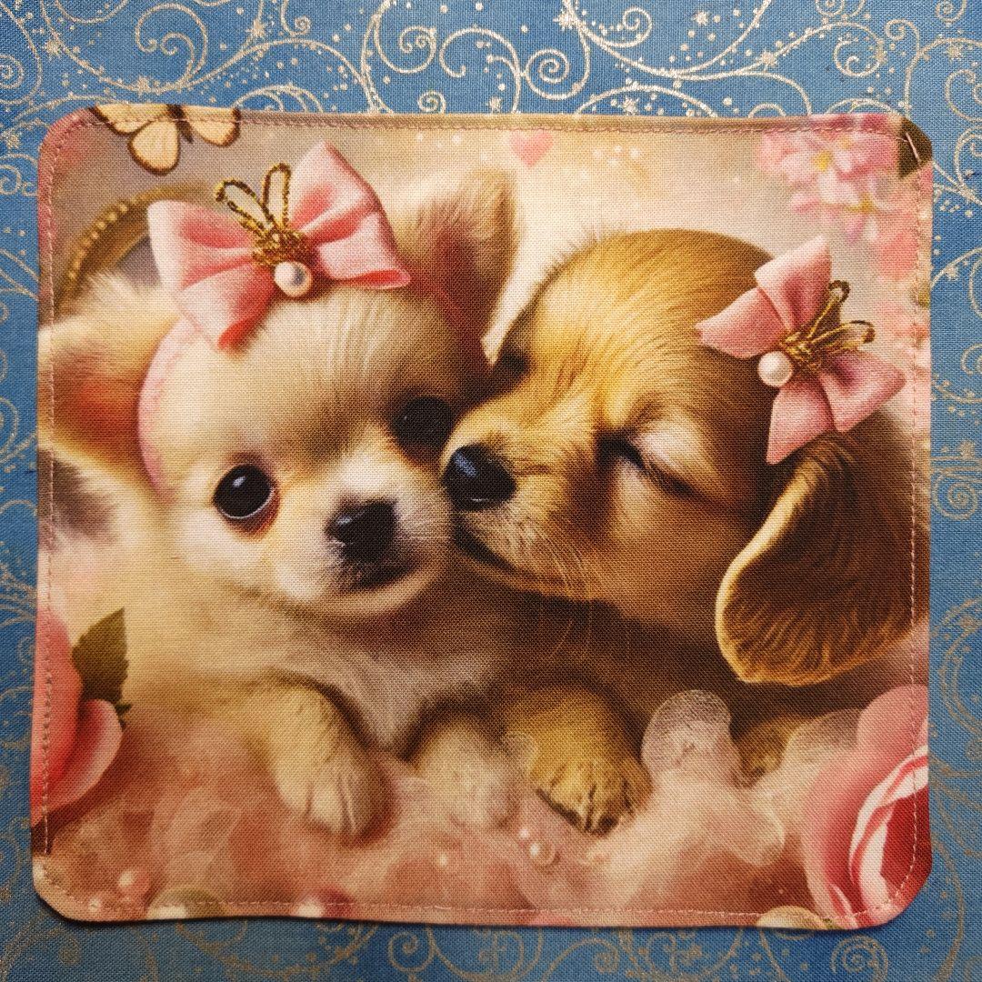 あしべ☆　ハンカチ19枚 パネル3枚　チワワちゃん柄