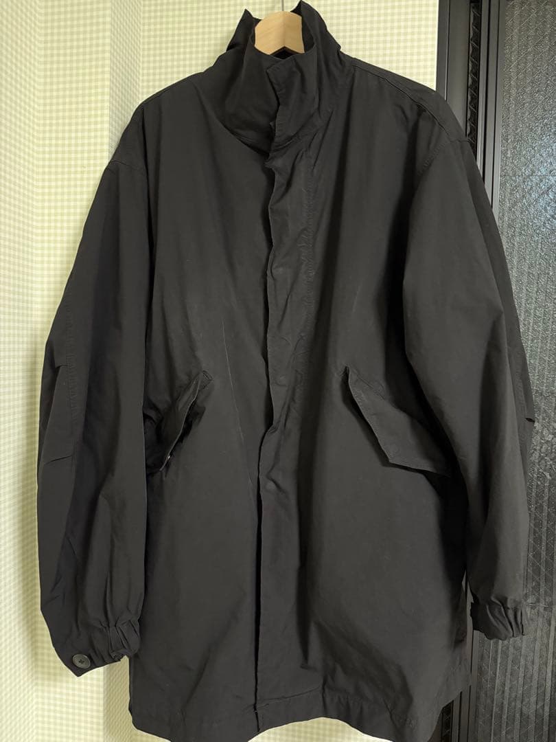 ATON AIR WEATHER SHORT MODS COAT サイズ4 黒