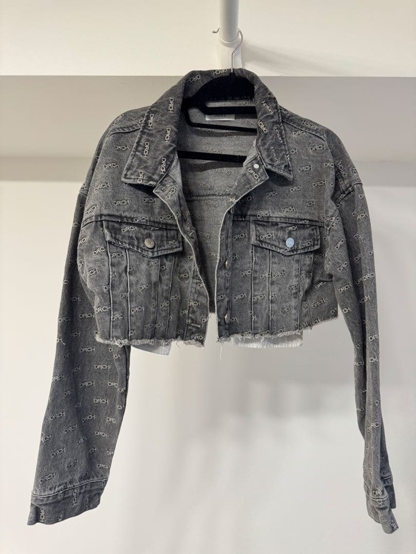 Darich ブラック デニムジャケット フリーサイズ