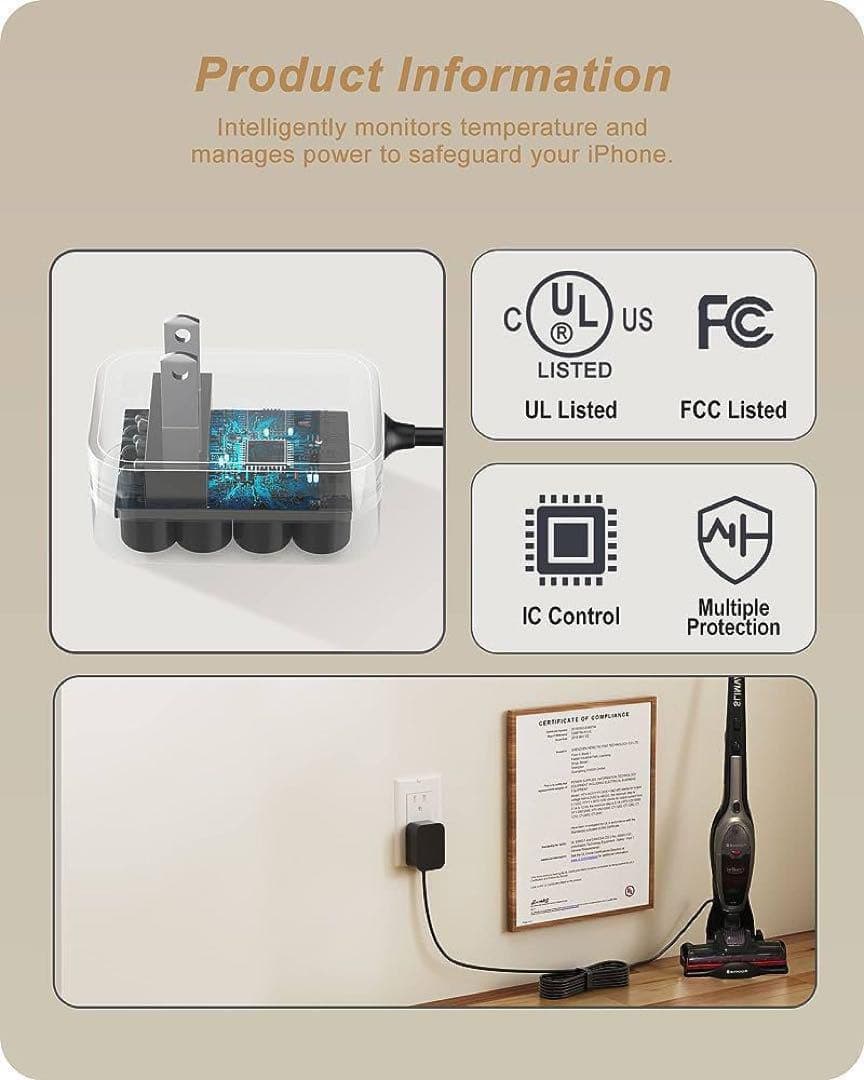 新品　ROOMIE TEC コードレス掃除機 充電器 交換充電