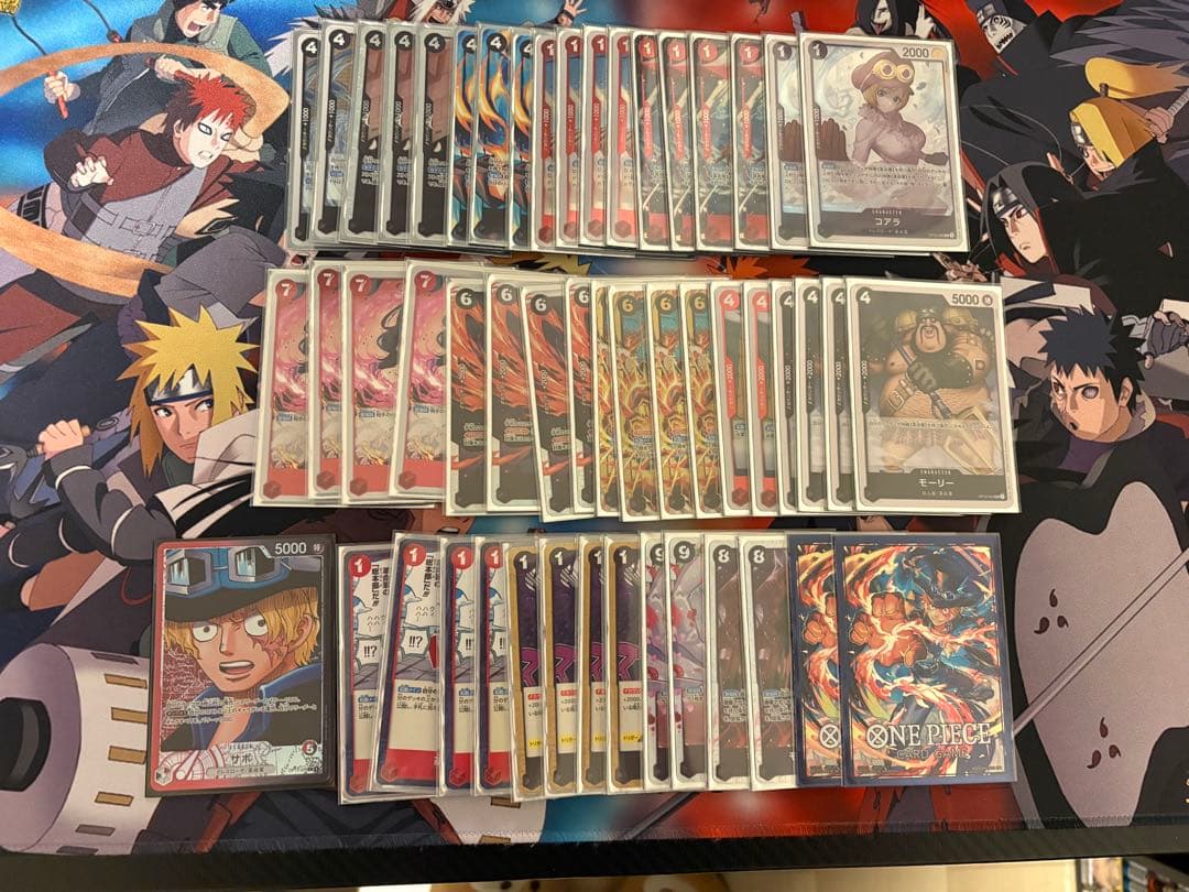 ワンピースカード 赤黒サボデッキ