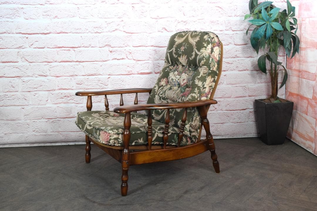 カリモク コロニアルシリーズ リクライニングソファ パーソナルチェア