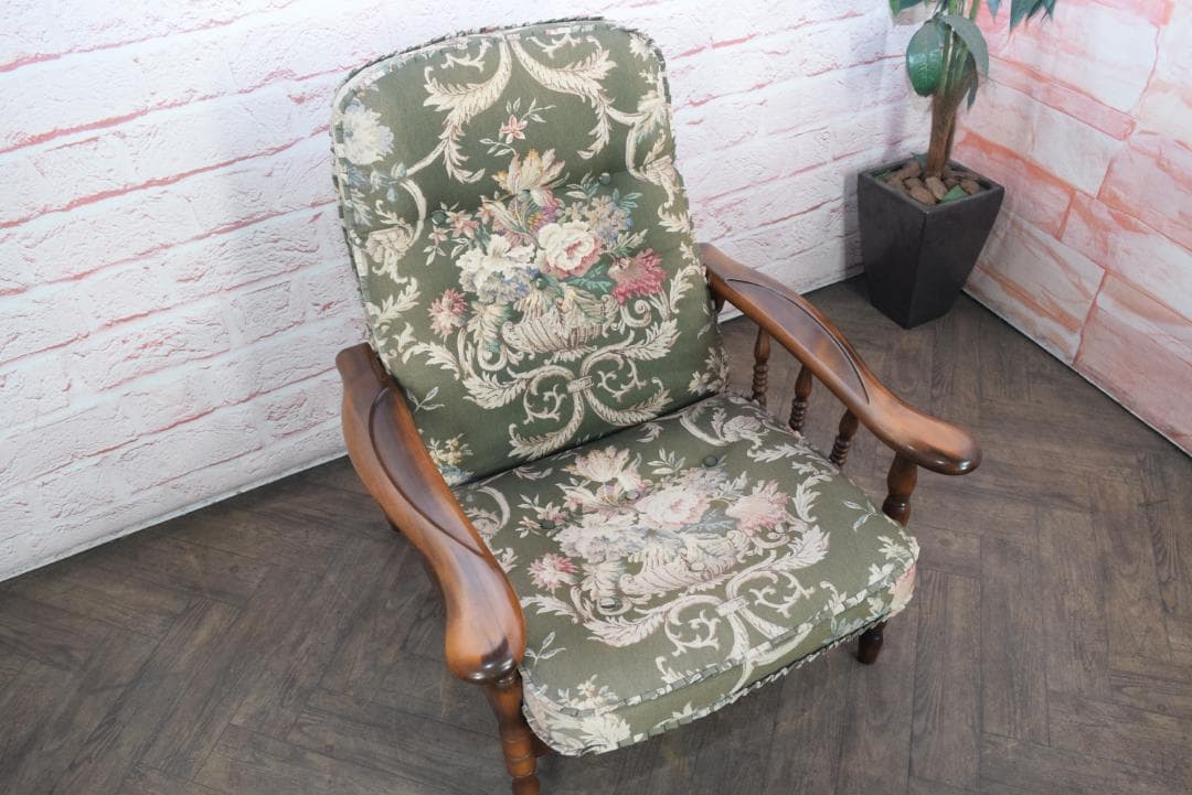 カリモク コロニアルシリーズ リクライニングソファ パーソナルチェア