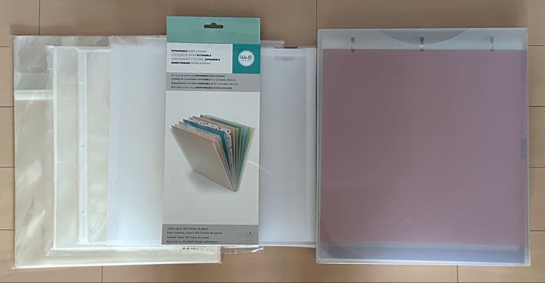 12インチ無地ペーパー120枚ケース付き