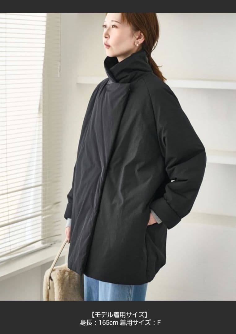 お値下げ　ROPE' PICNIC　中綿テーラードジャケット　ブラック完売品