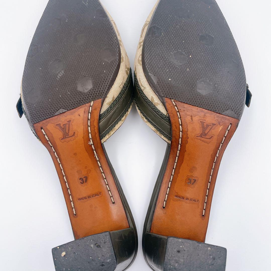 美品✨LOUIS VUITTON ルイヴィトン 靴 37 ミュール　24.0