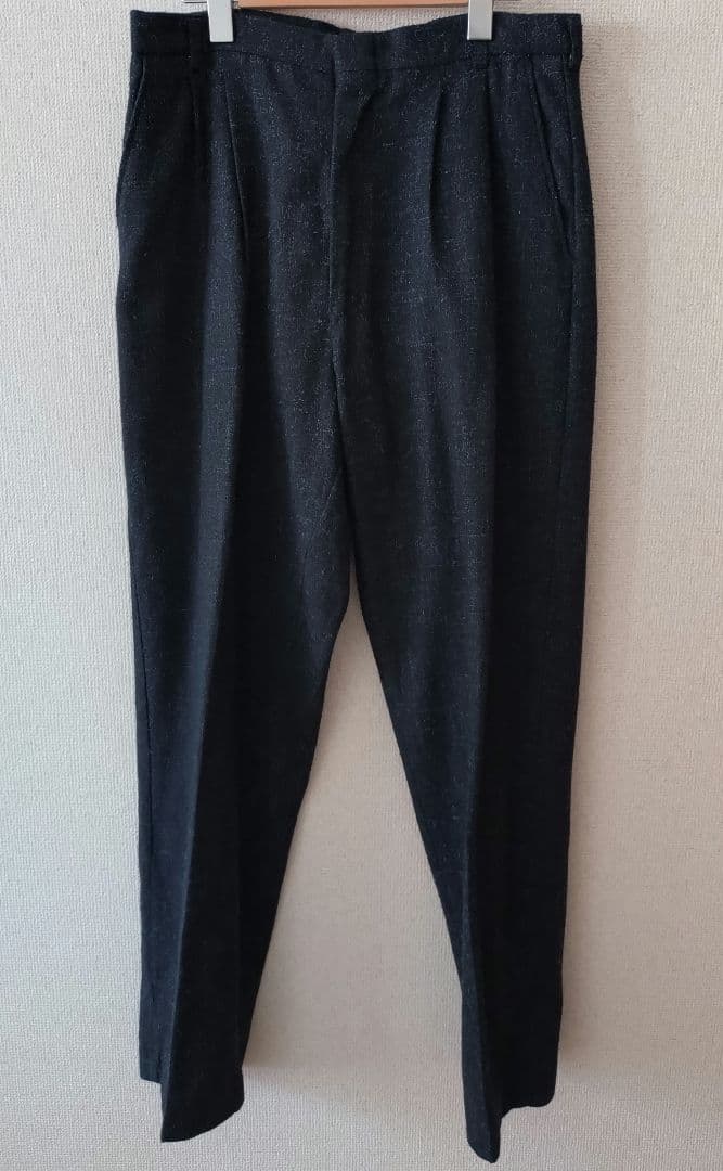 80's COTLER スラックス USA製　ネイビー×スティールブルー