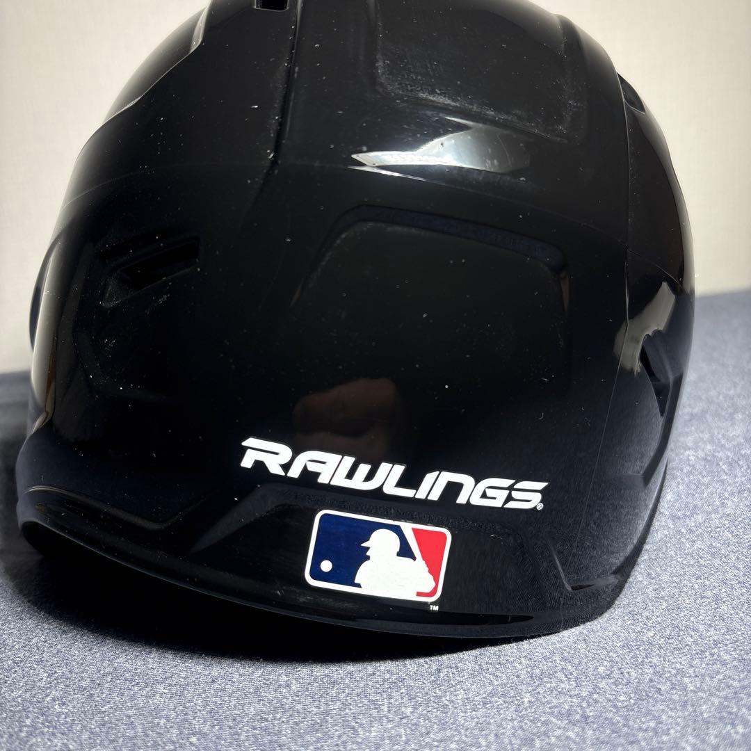 ローリングス　MACH 片耳バッティングヘルメット 右打者用　ブラック