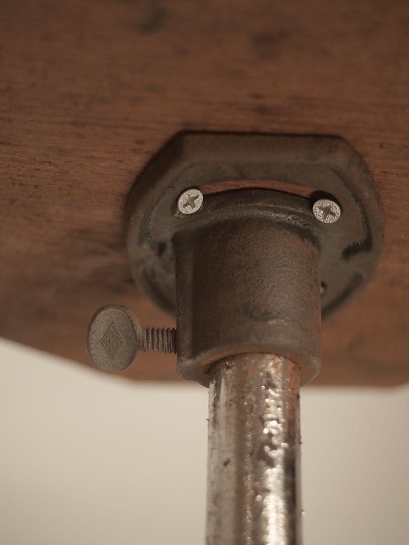 ②ハイテーブル　テーブル　机　花台　台　古家具　古道具　アンティーク　昭和レトロ