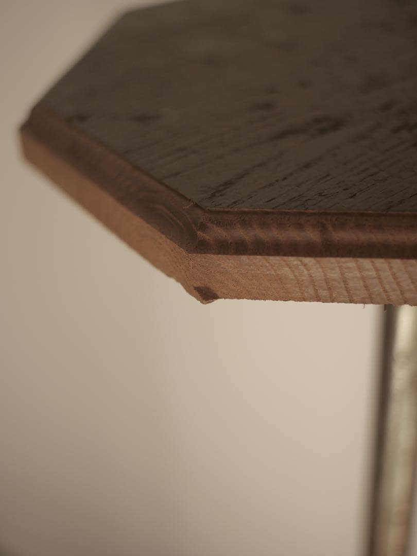 ②ハイテーブル　テーブル　机　花台　台　古家具　古道具　アンティーク　昭和レトロ