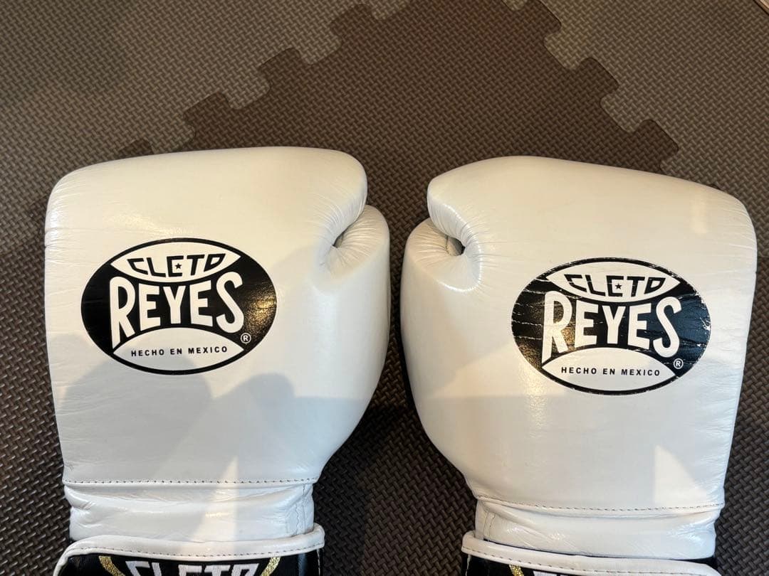 CLETO REYES レイジェス グローブ 14オンス レザー 白　ホワイト