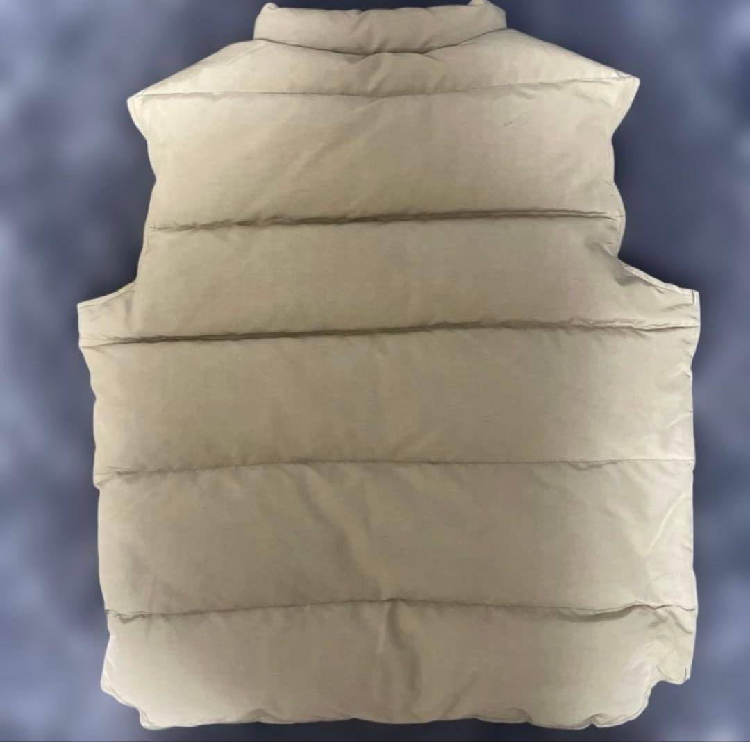 80s Woolrich USA製 ダウンベスト XL ベージュ クリーニング済