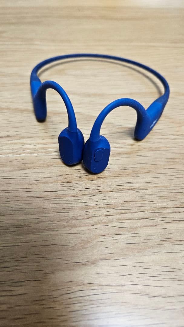 Shokz 骨伝導イヤホン 青