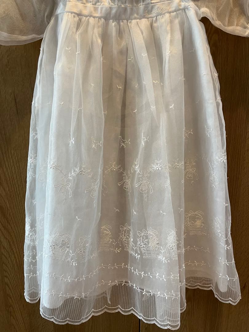 【くまちゃん】ファミリア セレモニー用ベビードレス 帽子セット