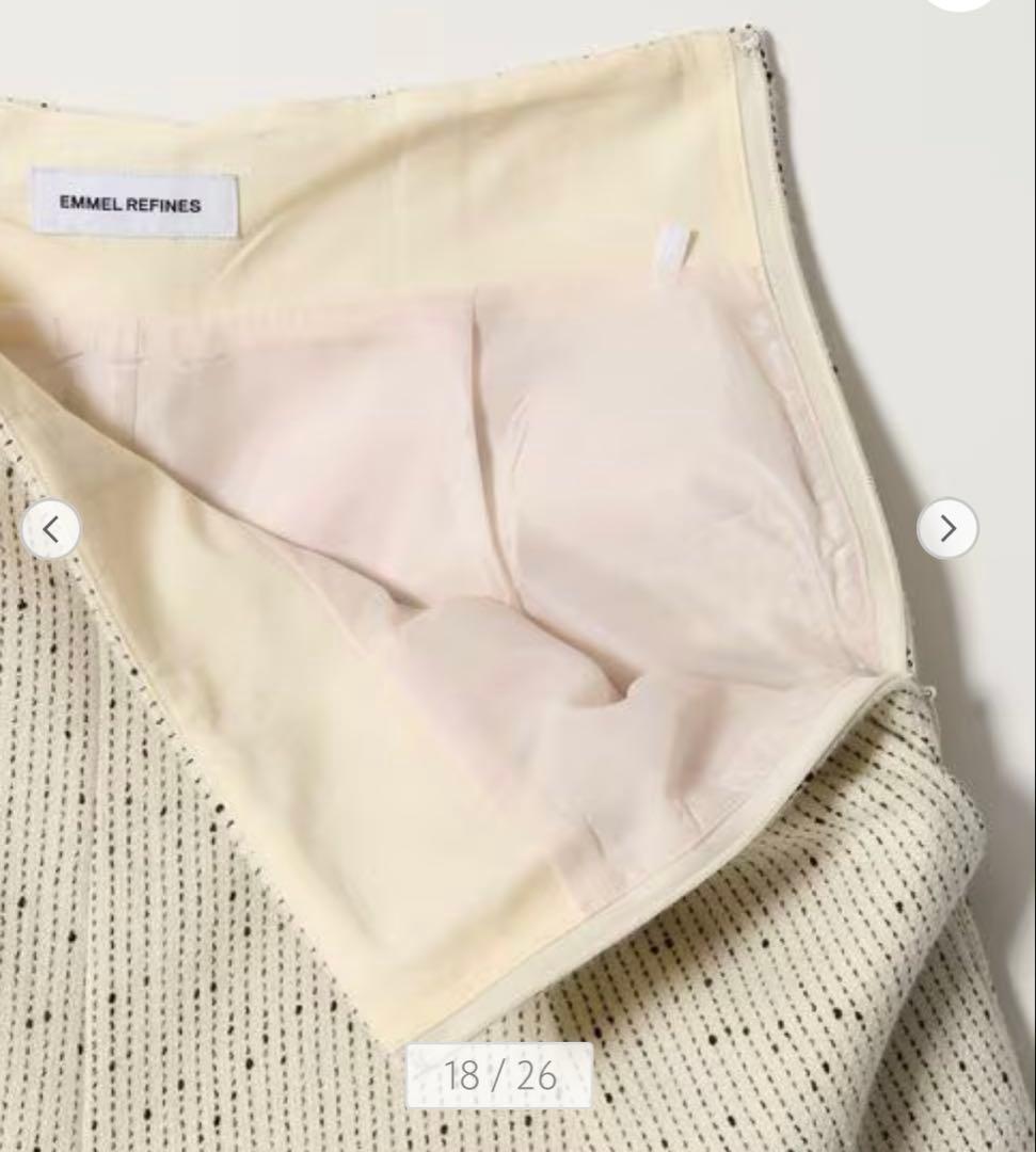 ＜EMMEL REFINES＞EM ノットツイードライク ショートパンツ