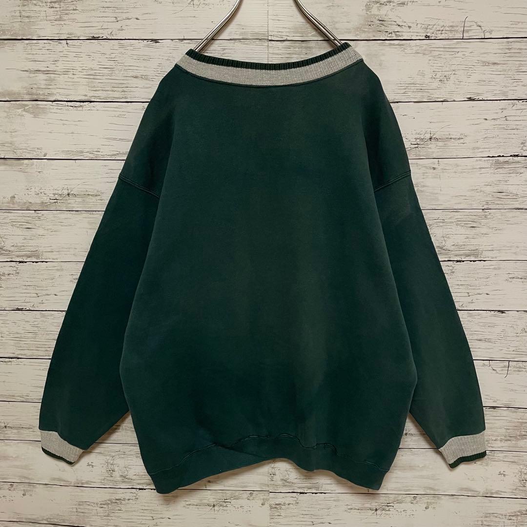 1019【入手困難】ナイキ♤刺繍ロゴ　90s 銀タグ　スウェット　ヴィンテージ