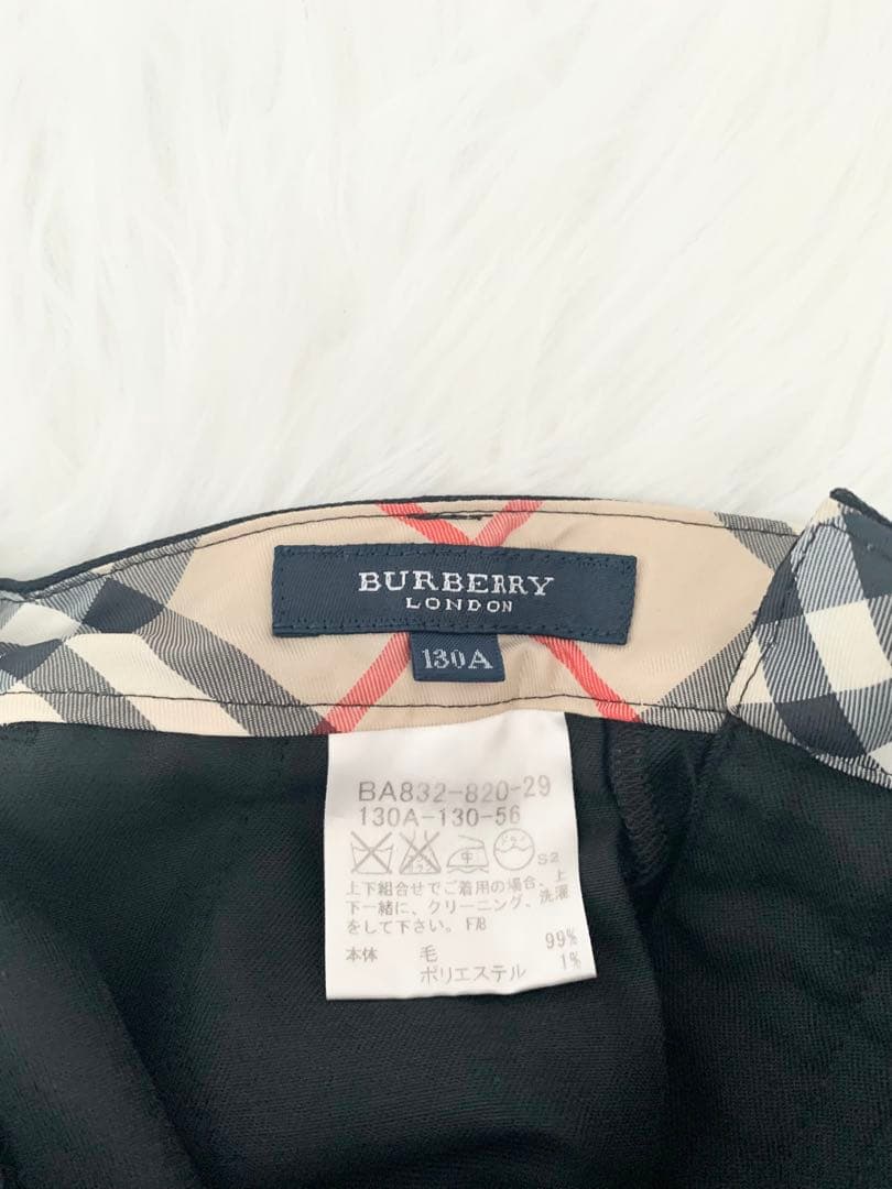 美品✨BURBERRY スーツ 3点セット ウール99% size130