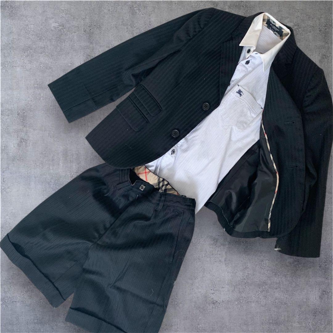 美品✨BURBERRY スーツ 3点セット ウール99% size130