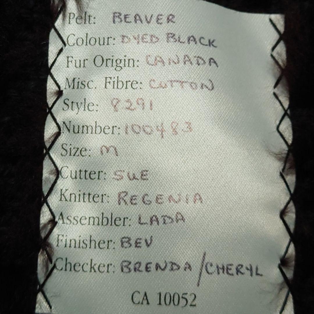 希少 ポーラリッシュマン 高級毛皮　ビーバー　リアルファーコート　毛皮　カナダ製