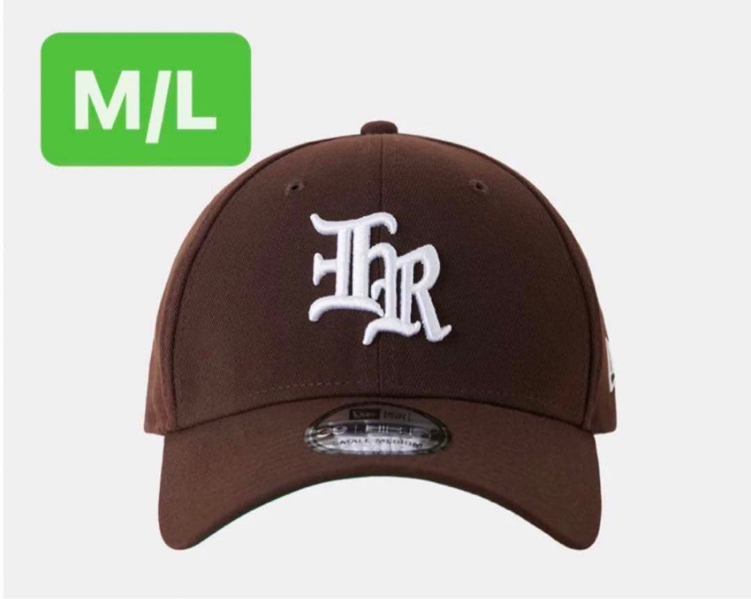 M/L ブラウン ER emma LOGO CAP NEW ERA キャップ