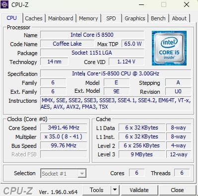 Windowsデスクトップ OptiPlex3060/Core i5-8500/8GB/256GB