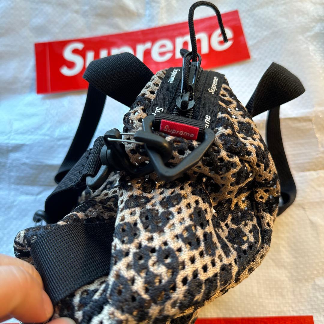 バッグ Supreme Mesh Mini Duffle Bag \"leopard \"