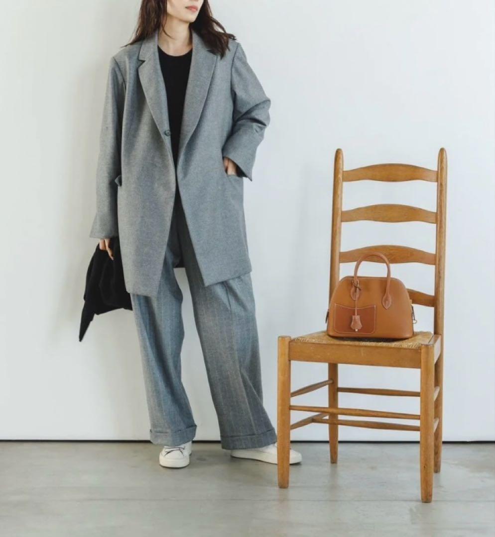 デレス deres 13th ライトグレー コート ジャケット