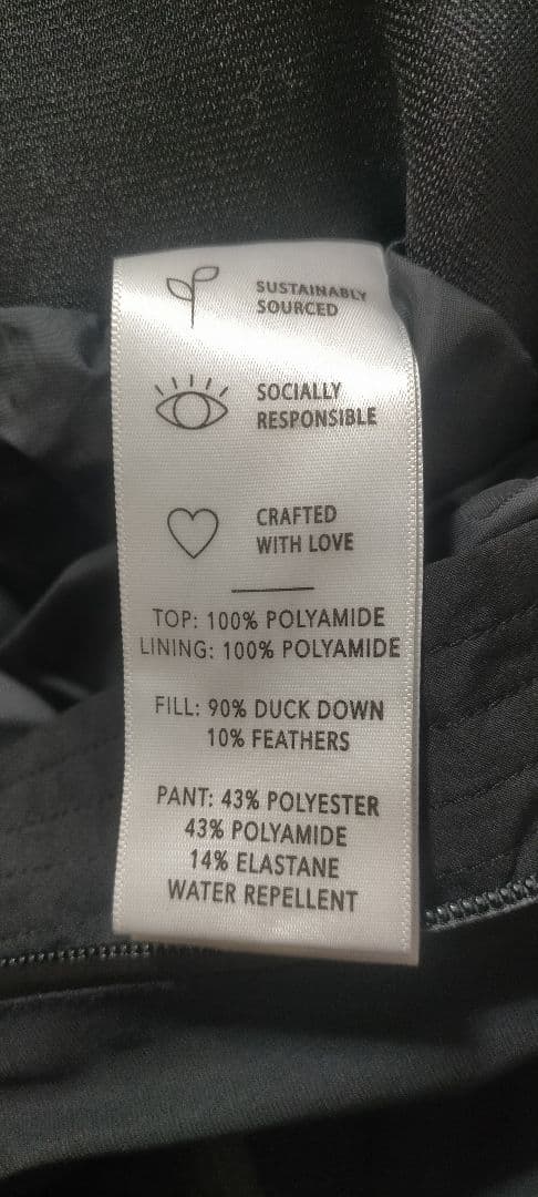 ●CORDOVA コルドヴァ ダウン スキーウェア ジャンプスーツ L