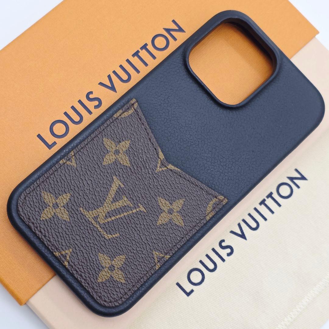 ルイヴィトン iphone16proMAX ケース モノグラム レザー