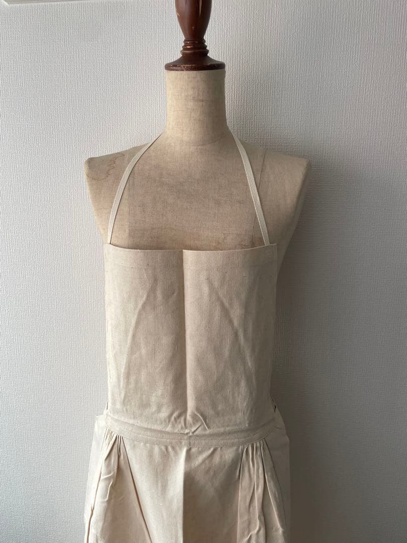 1950年代 フランス軍 HM ホスピタルミリタリー エプロン リネン