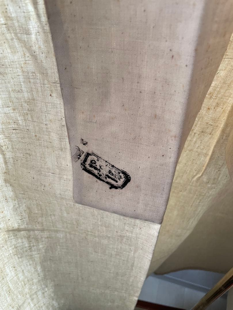 1950年代 フランス軍 HM ホスピタルミリタリー エプロン リネン