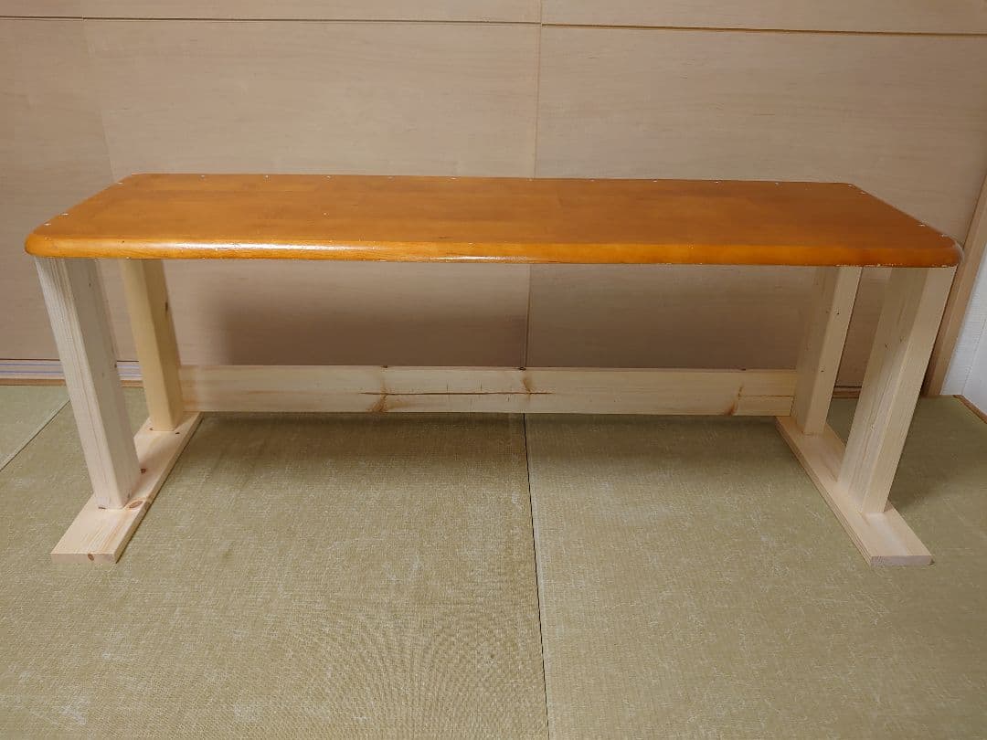 【其の31】中古テーブルを加工したパチスロ実機を置く台（２台用シンプルスタンド）