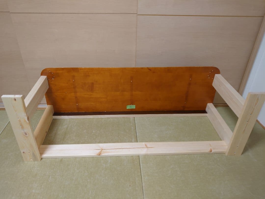 【其の31】中古テーブルを加工したパチスロ実機を置く台（２台用シンプルスタンド）