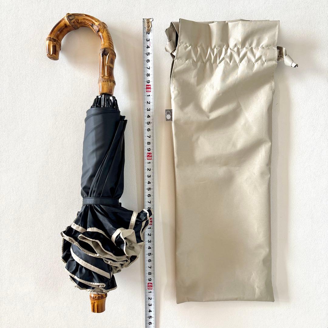 サンバリア SUN BARRIER 100 ベージュ フリル 日傘 2段