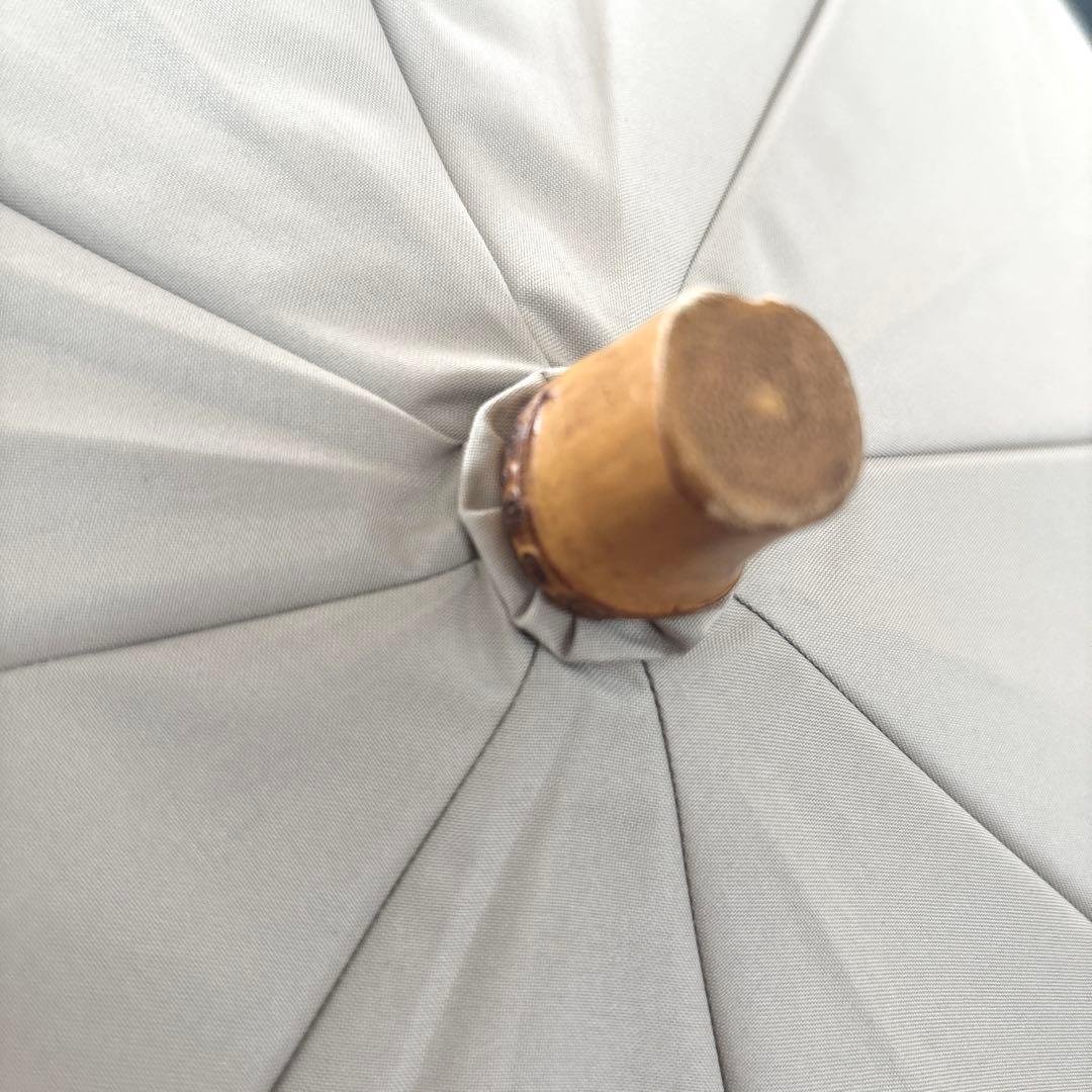 サンバリア SUN BARRIER 100 ベージュ フリル 日傘 2段