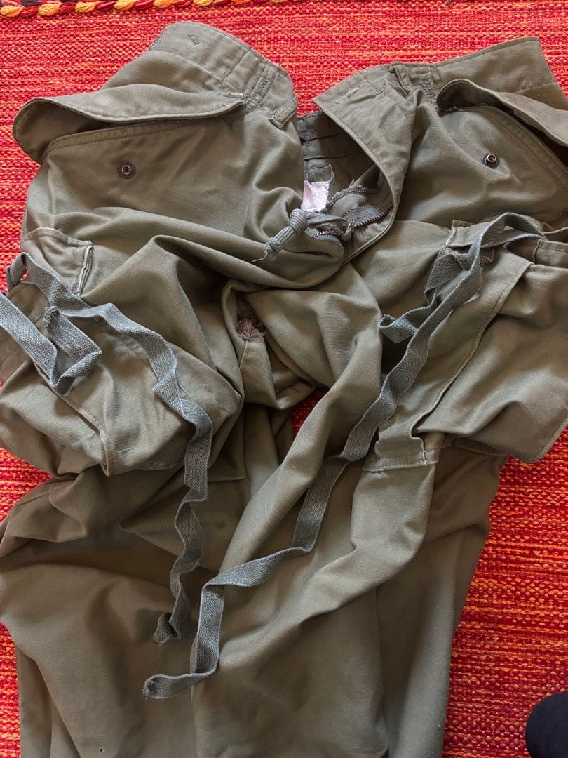 ヴィンテージ M65 カーゴパンツ　カーキ