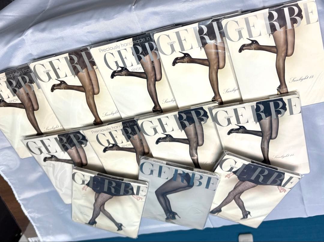 【GERBE 】ジェルブ　レッグランジェリータイツ 12枚セット（新品未使用品）